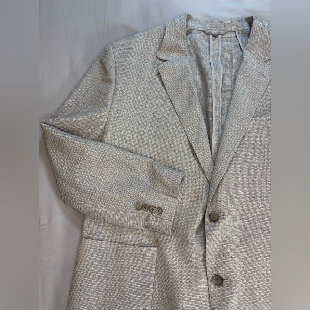 Bonobos Unstructured Blazer Men’s 52r Gray Vitali Barberis Canonico Standard Fit
